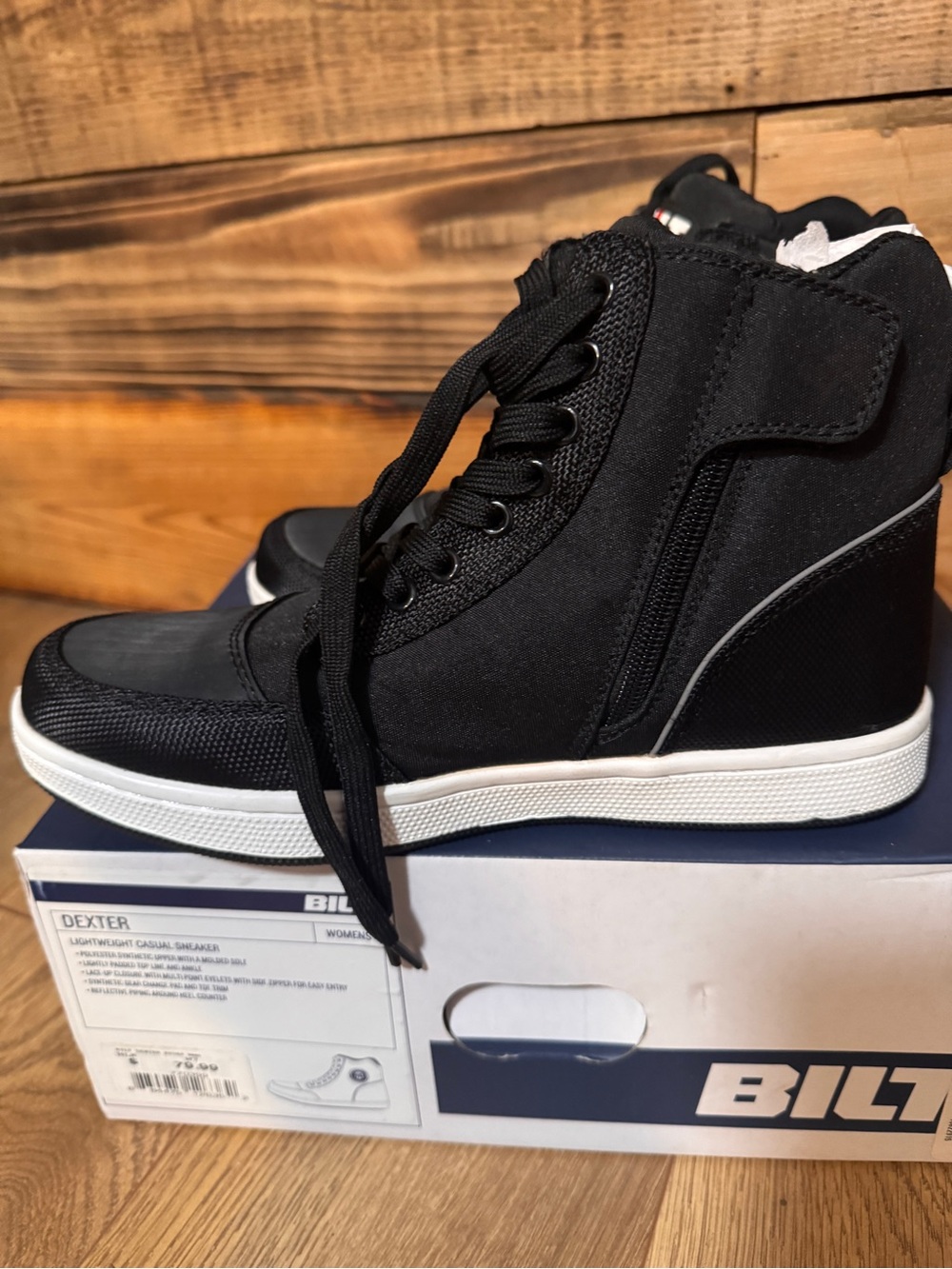 BILT Dexter Women’s Motorcycle ATV Sneakers – Size 7 – New in Box High Tops - Picture 2 of 11